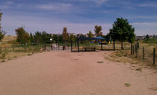 Nice sun shade at Fido's Field Dog Park